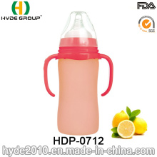 BPA frei Lebensmittelqualität Kunststoff Baby Babyflasche (HDP-0712)